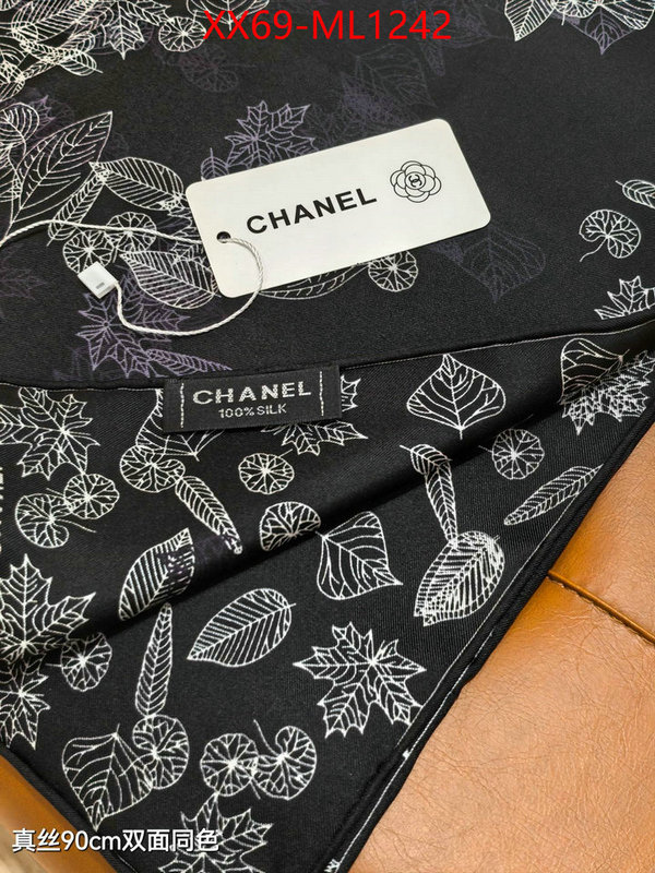Scarf-Chanel knockoff highest quality ID: ML1242 $: 69USD