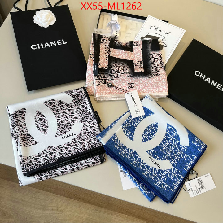 Scarf-Chanel fake cheap best online ID: ML1262 $: 55USD