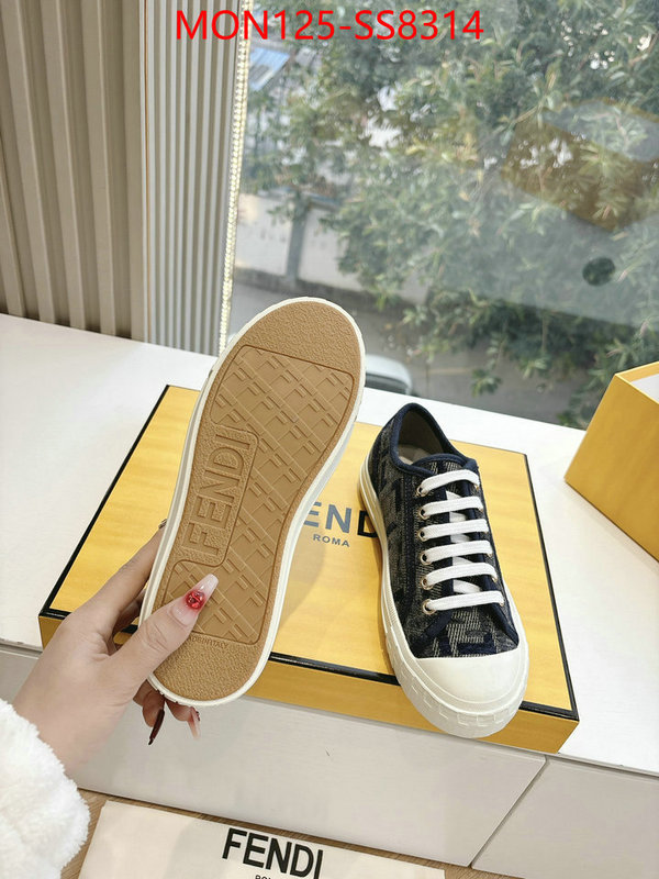 Men Shoes-Fendi best aaaaa ID: SS8314 $: 125USD