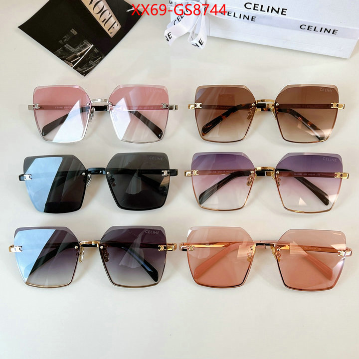 Glasses-CELINE luxury cheap ID: GS8744 $: 69USD