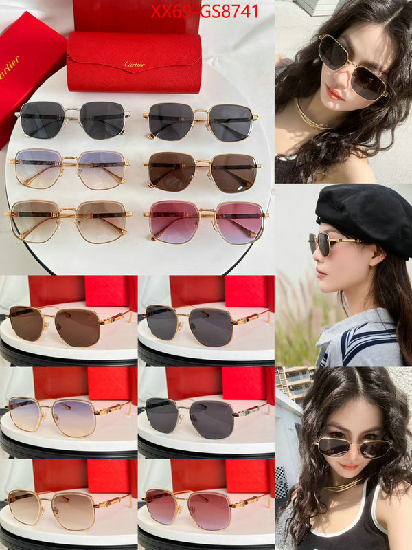 Glasses-Cartier how to buy replica shop ID: GS8741 $: 69USD