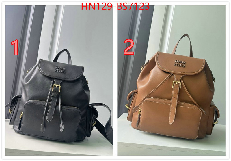 Miu Miu Bags(4A)-Backpack- aaaaa ID: BS7123