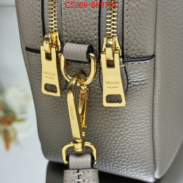 Prada Bags(TOP)-Crossbody- what is a counter quality ID: BS9797 $: 269USD,