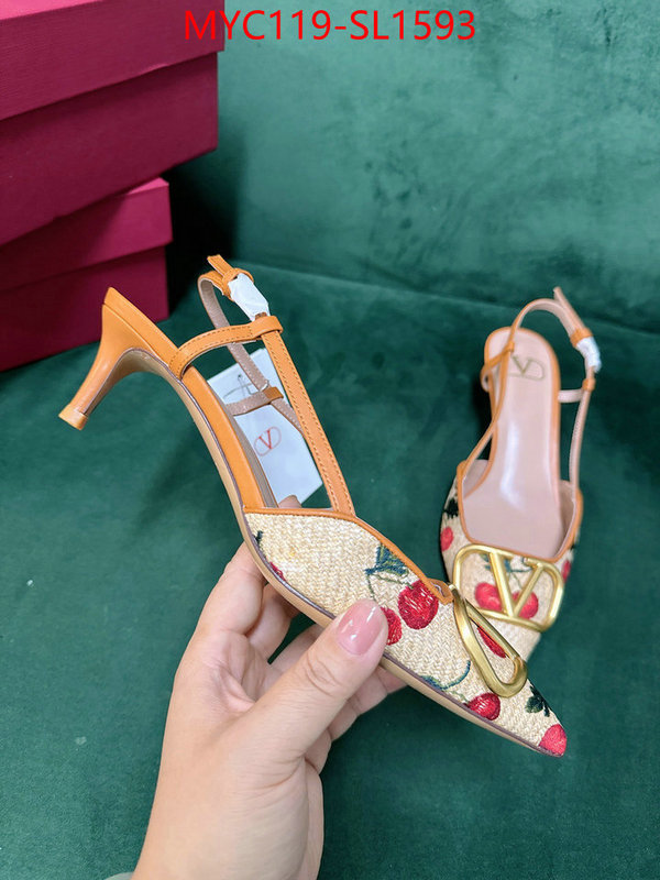 Women Shoes-Valentino designer fake ID: SL1593 $: 119USD