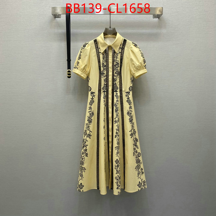 Clothing-Dior designer wholesale replica ID: CL1658 $: 139USD