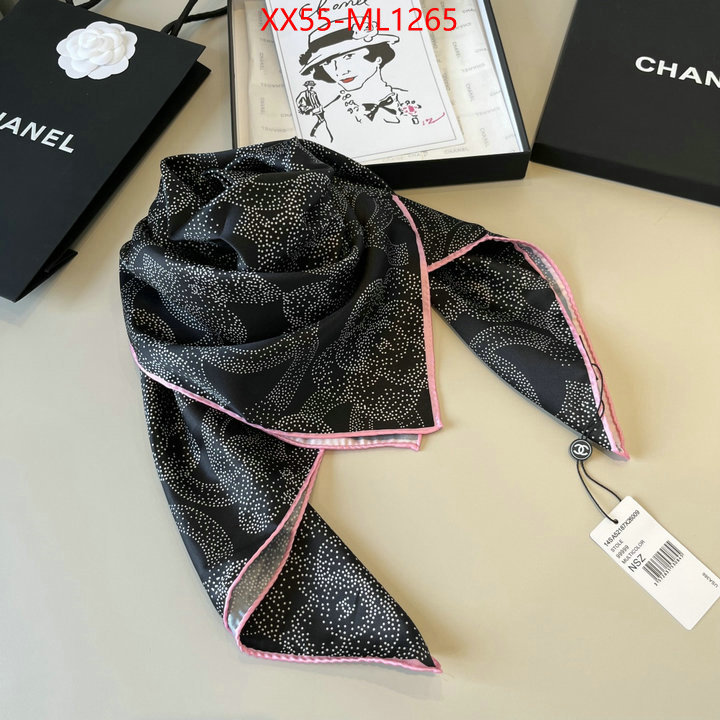 Scarf-Chanel wholesale designer shop ID: ML1265 $: 55USD