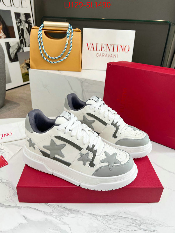 Men Shoes-Valentino mirror quality ID: SL1490 $: 129USD