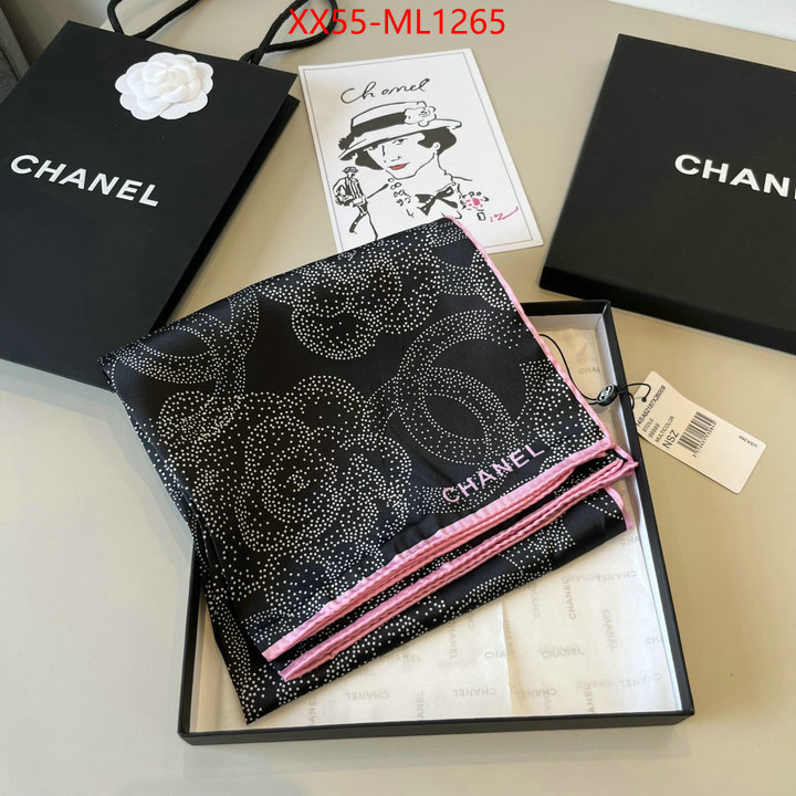 Scarf-Chanel wholesale designer shop ID: ML1265 $: 55USD