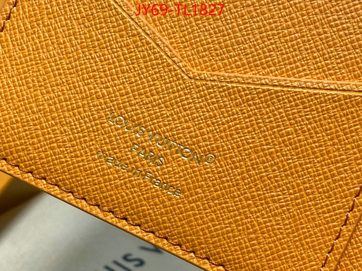 LV Bags(TOP)-Wallet replica online ID: TL1827 $: 69USD,