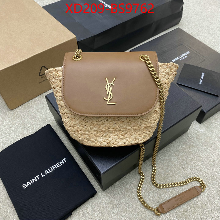 YSL Bags(TOP)-Crossbody- 7 star quality designer replica ID: BS9762 $: 209USD,