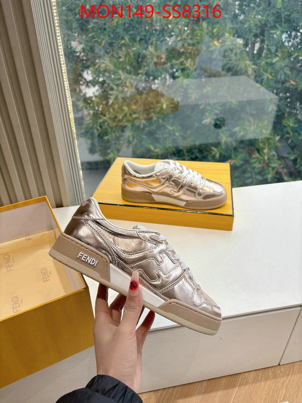 Men Shoes-Fendi perfect quality designer replica ID: SS8316 $: 149USD