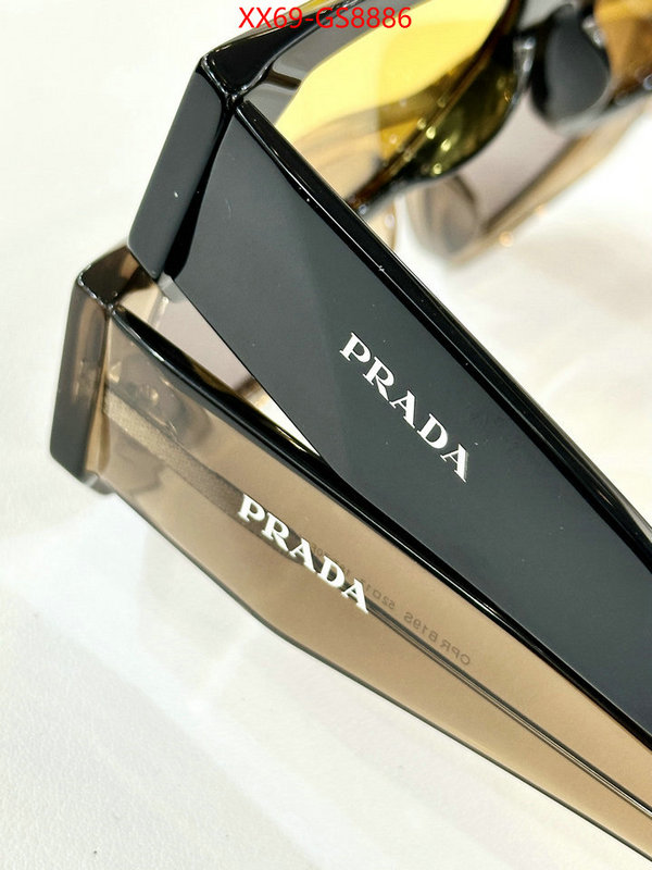 Glasses-Prada what's the best place to buy replica ID: GS8886 $: 69USD