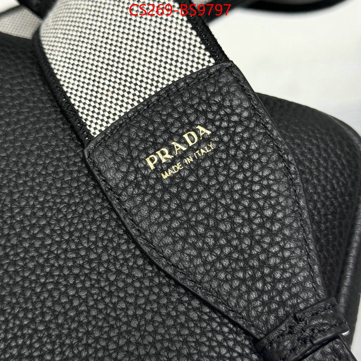 Prada Bags(TOP)-Crossbody- what is a counter quality ID: BS9797 $: 269USD,