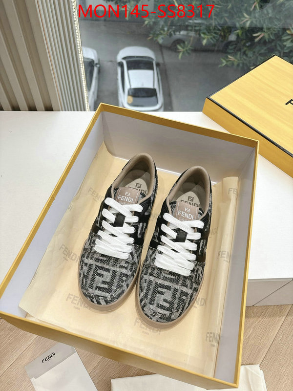 Men Shoes-Fendi 2024 aaaaa replica 1st copy ID: SS8317 $: 145USD