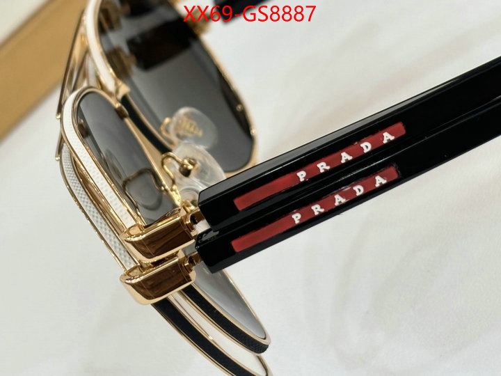 Glasses-Prada top perfect fake ID: GS8887 $: 69USD