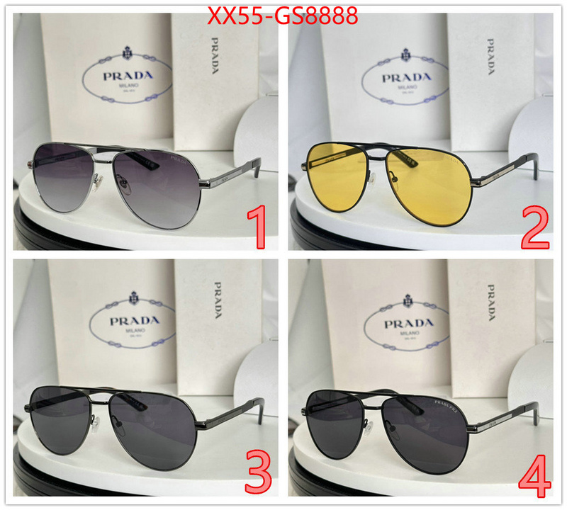 Glasses-Prada top quality designer replica ID: GS8888 $: 55USD