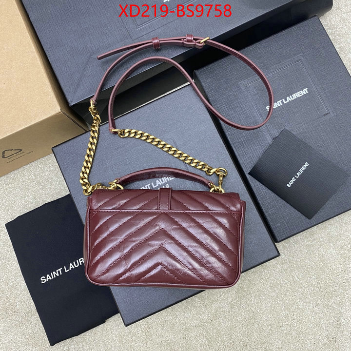 YSL Bags(TOP)-Crossbody- buy high-quality fake ID: BS9758 $: 219USD,