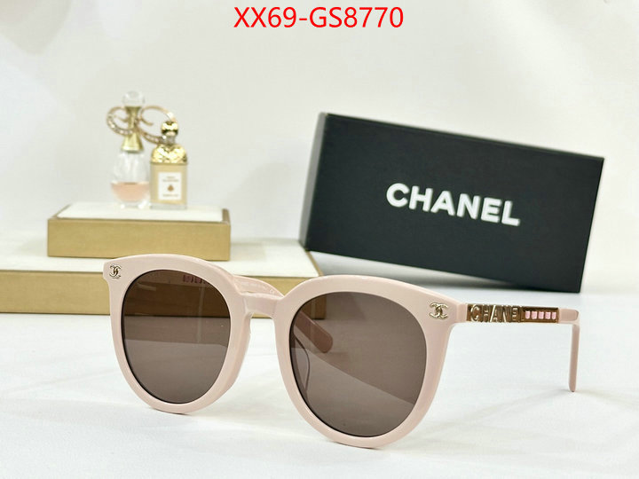 Glasses-Chanel designer fake ID: GS8770 $: 69USD