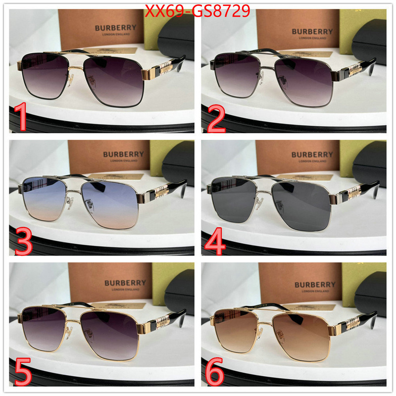 Glasses-Burberry mirror copy luxury ID: GS8729 $: 69USD