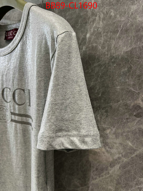 Clothing-Gucci what is a counter quality ID: CL1690 $: 89USD