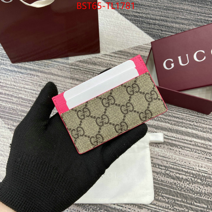 Gucci Bags(TOP)-Wallet- designer wholesale replica ID: TL1781 $: 65USD,