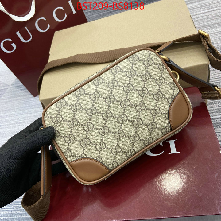 Gucci Bags(TOP)-Crossbody- 1:1 clone ID: BS8138 $: 209USD,