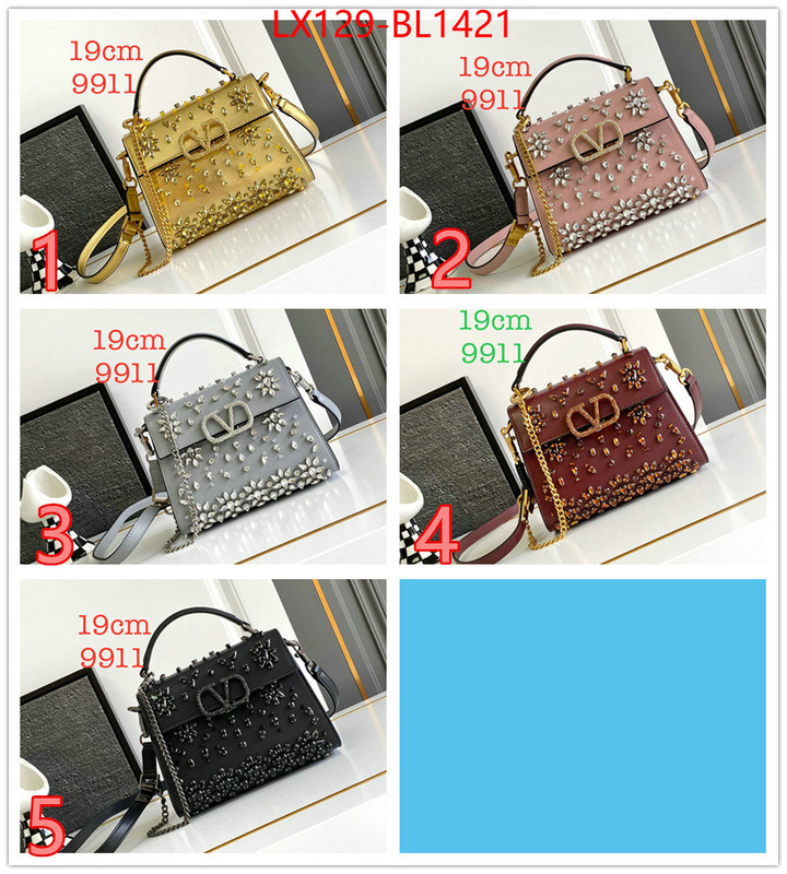 Valentino Bags(4A)-Crossbody- replica aaaaa designer ID: BL1421 $: 129USD,