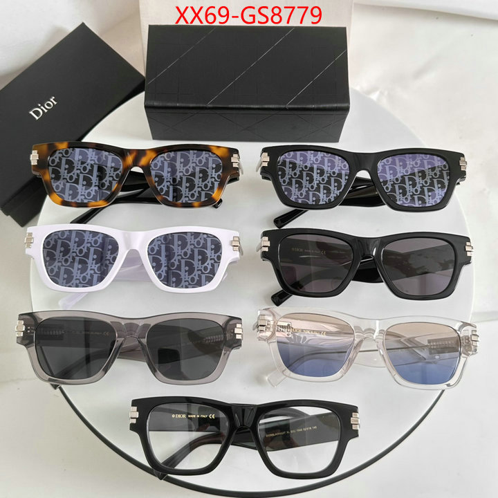 Glasses-Dior 1:1 replica ID: GS8779 $: 69USD