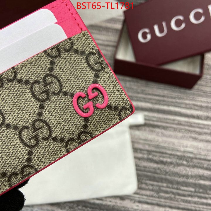 Gucci Bags(TOP)-Wallet- designer wholesale replica ID: TL1781 $: 65USD,