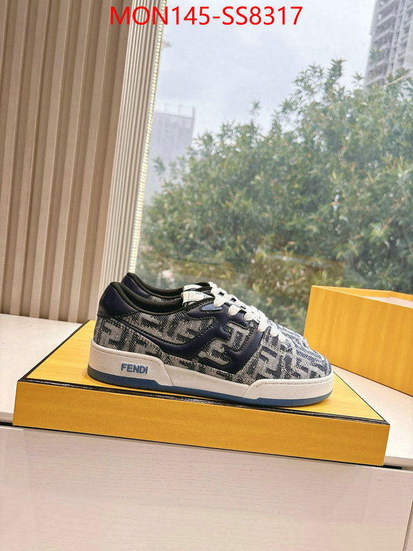 Men Shoes-Fendi 2024 aaaaa replica 1st copy ID: SS8317 $: 145USD