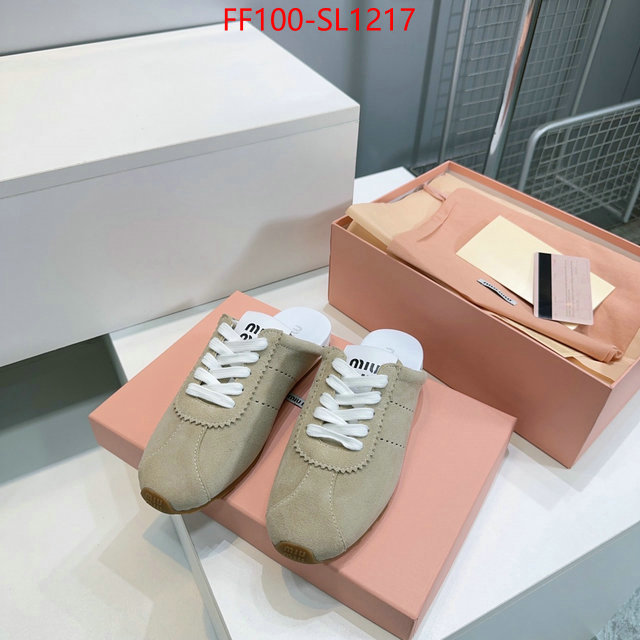 Women Shoes-Miu Miu designer 1:1 replica ID: SL1217 $: 100USD
