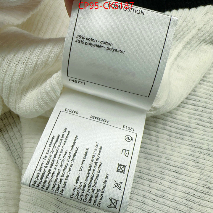 Clothing-Chanel high quality aaaaa replica ID: CK5187 $: 95USD