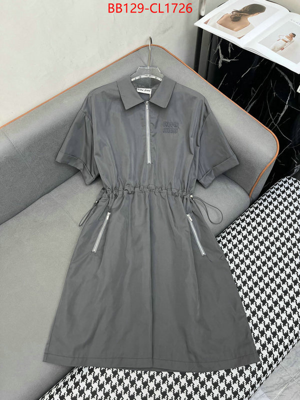 Clothing-MIU MIU shop the best high authentic quality replica ID: CL1726 $: 129USD