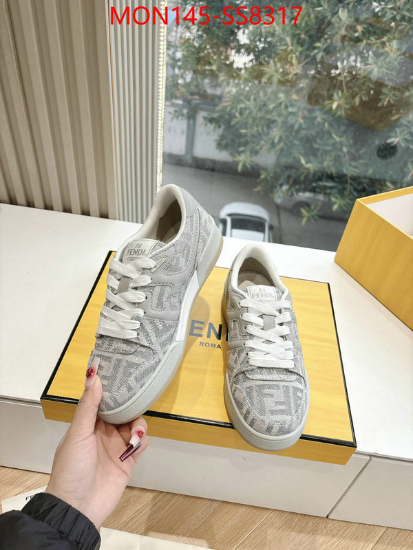 Men Shoes-Fendi 2024 aaaaa replica 1st copy ID: SS8317 $: 145USD