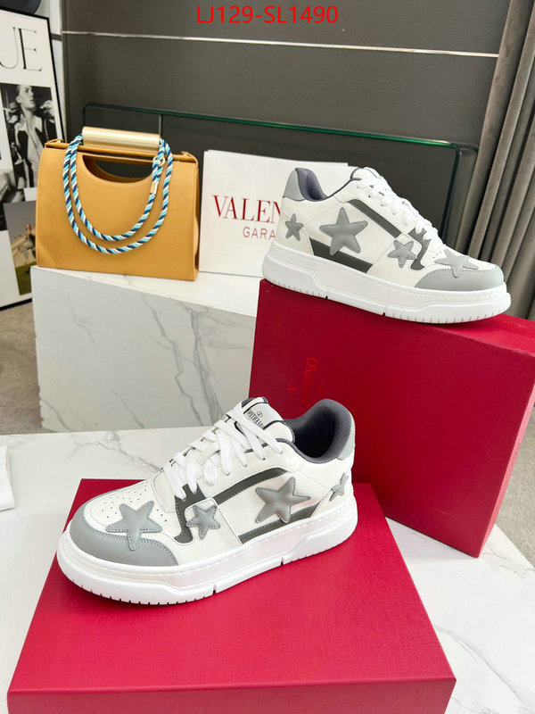 Men Shoes-Valentino mirror quality ID: SL1490 $: 129USD