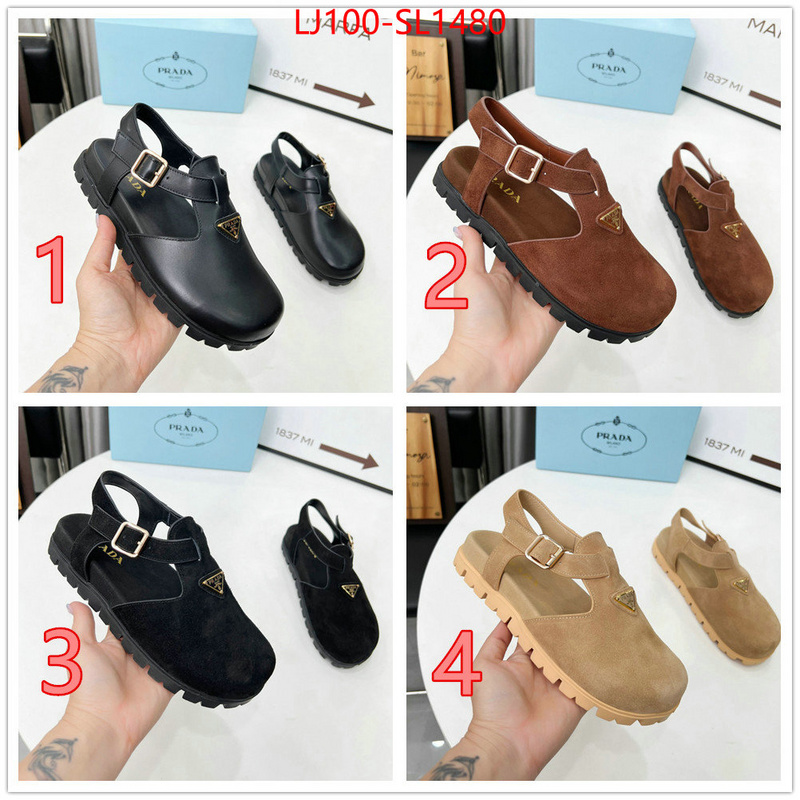 Women Shoes-Prada luxury fake ID: SL1480 $: 100USD