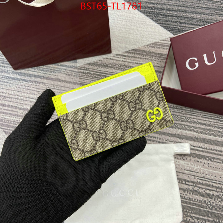 Gucci Bags(TOP)-Wallet- designer wholesale replica ID: TL1781 $: 65USD,
