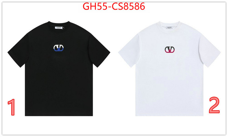 Clothing-Valentino top quality replica ID: CS8586 $: 55USD