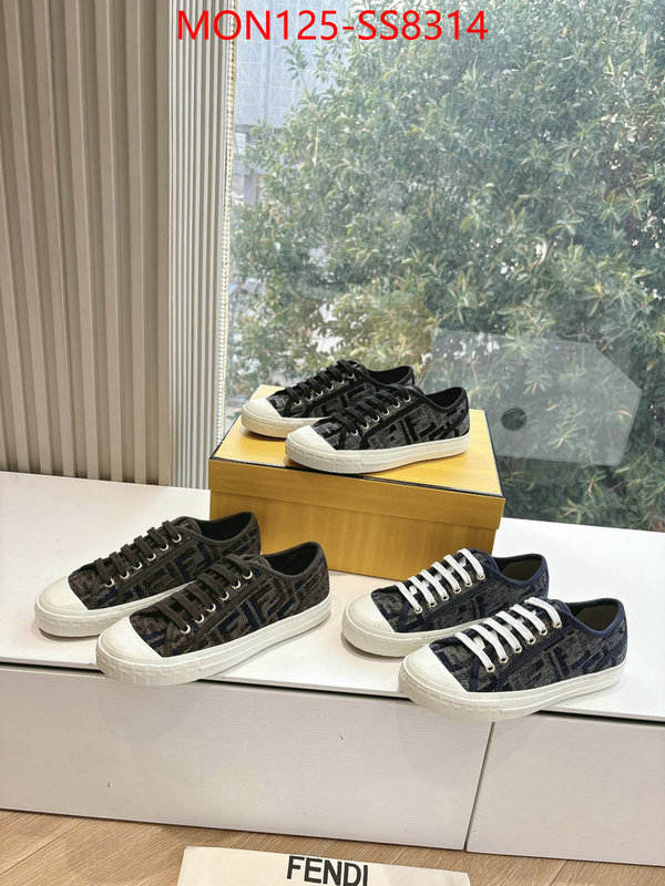 Men Shoes-Fendi best aaaaa ID: SS8314 $: 125USD