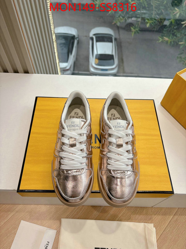 Men Shoes-Fendi perfect quality designer replica ID: SS8316 $: 149USD