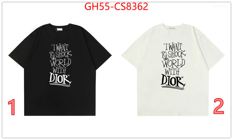 Clothing-Dior highest quality replica ID: CS8362 $: 55USD