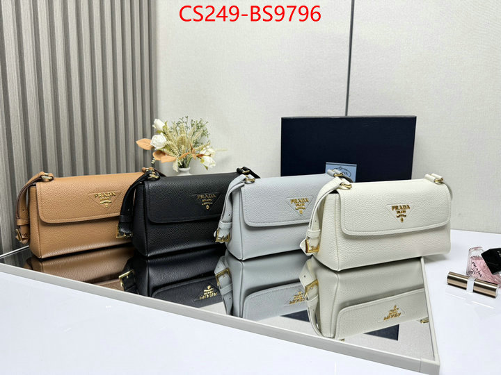 Prada Bags(TOP)-Handbag- 7 star quality designer replica ID: BS9796 $: 249USD,