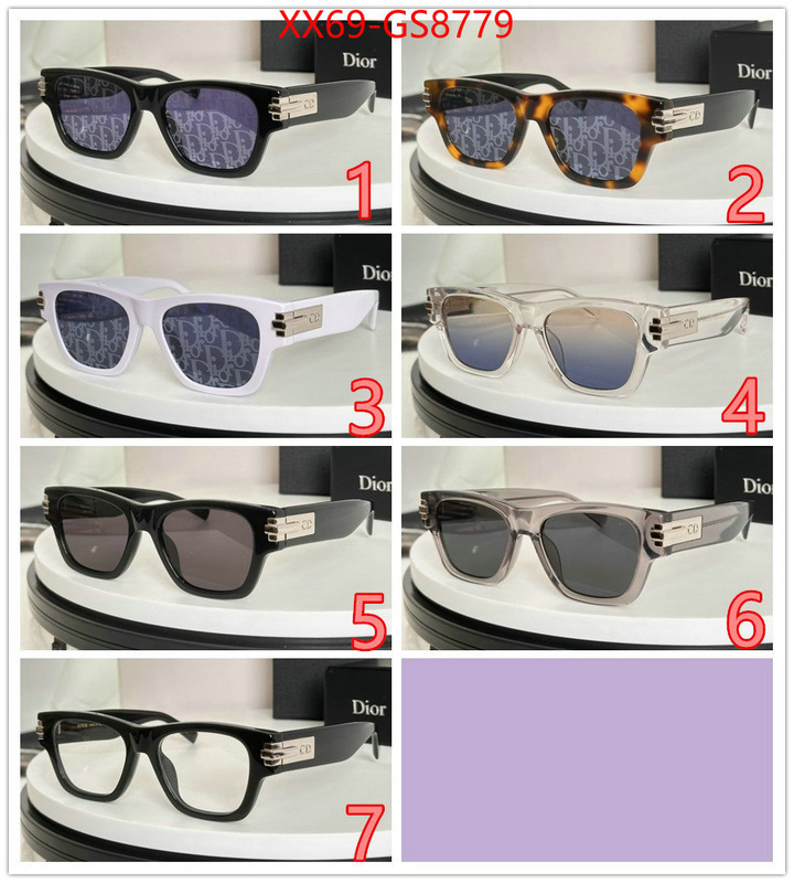 Glasses-Dior 1:1 replica ID: GS8779 $: 69USD