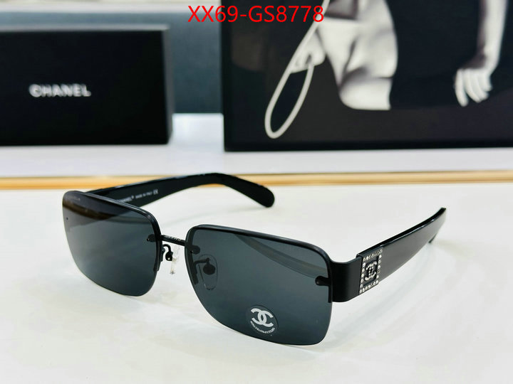 Glasses-Chanel buy best high-quality ID: GS8778 $: 69USD