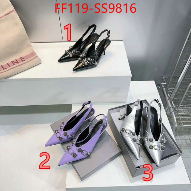 Women Shoes-Balenciaga top quality designer replica ID: SS9816 $: 119USD