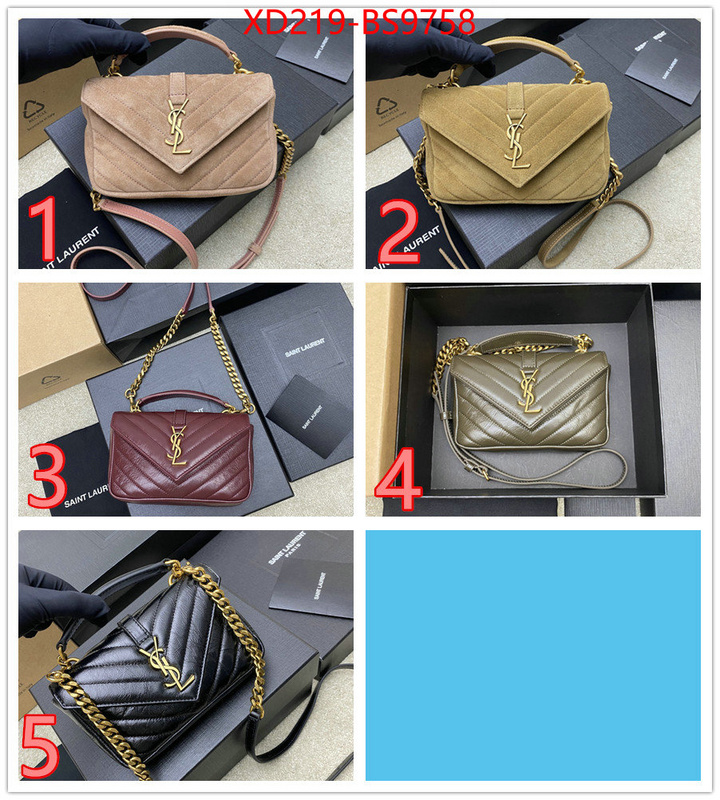 YSL Bags(TOP)-Crossbody- buy high-quality fake ID: BS9758 $: 219USD,