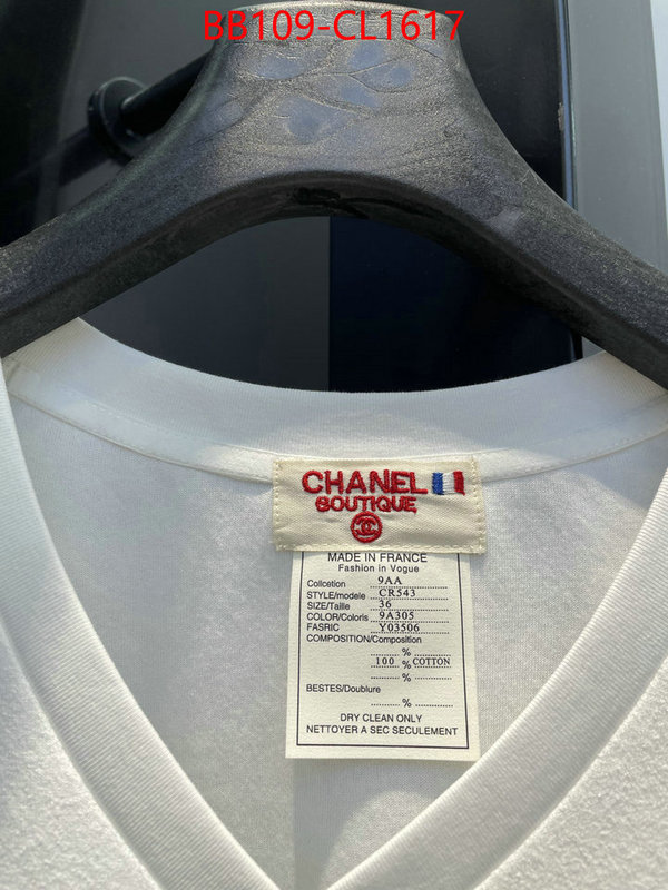Clothing-Chanel buy high-quality fake ID: CL1617 $: 109USD