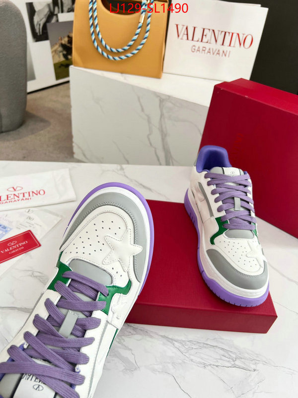 Men Shoes-Valentino mirror quality ID: SL1490 $: 129USD