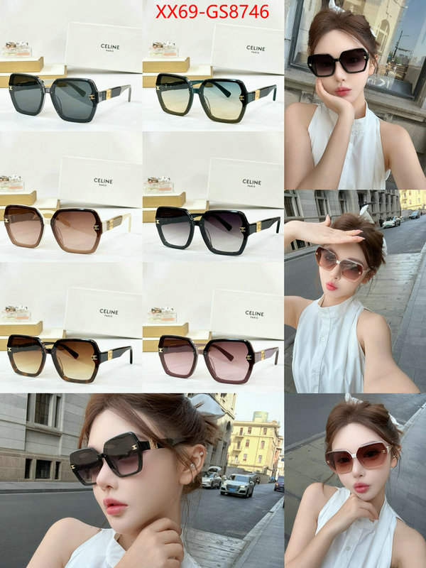 Glasses-CELINE top designer replica ID: GS8746 $: 69USD
