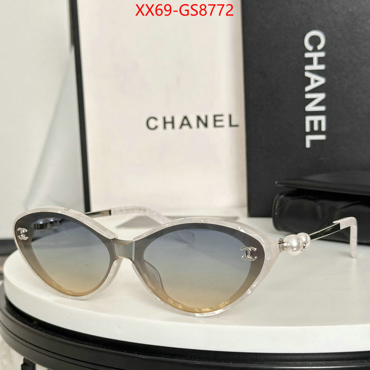 Glasses-Chanel best luxury replica ID: GS8772 $: 69USD